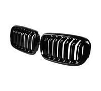 LFDTO Ajuste for BMW F15 línea de Parrilla reemplazo Frontal Parrilla de riñón Negro Brillante Apto for BMW X6 F16 2014-2018