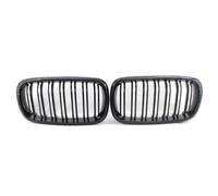 LFDTO Ajuste for BMW F15 Parrilla de Doble línea de Repuesto Parachoques Delantero Parrilla de riñón Negro Brillante for BMW X5 F15 2014-2017 X6 F16 2014-2017