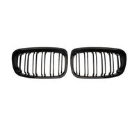 LFDTO Ajuste for BMW Serie 1 F20 F21, Parachoques Delantero de Coche, Parrilla de Carreras, Rejillas de Doble listón, Parrillas Negras Brillantes, Estilo 2011-2014 (Size : Matte Black)