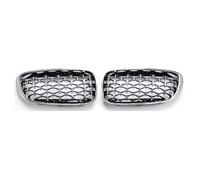 LFDTO Ajuste for BMW Serie 3 GT F34 Gran Turismo 320i 328i 330i 335i 325d Diamond Car Front Kidney GrillsGrille 2012-2019 Auto Racing Grills (Size : Full Silver)