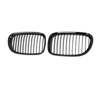 LFDTO Ajuste for BMW Serie 7 F01 F02 Parrilla Delantera de Coche Rejilla Negra Brillante Gilles Racing Grills 2009-2012 Accesorios de una Sola línea