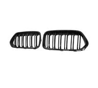 LFDTO Ajuste for BMW X2 F39, parachoques delantero de coche, rejilla de riñón, parrilla de carreras, negro brillante M ABS, accesorios de repuesto de doble línea 2018-2022 (Size : Matte Black)