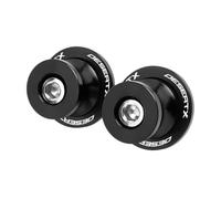 LFDTO Compatible con Ducati Desertx Desert X 2022 2023 CNC Swingarm Spools Sliders Stand Tornillos 8MM Swing Arm Pernos Piezas de motocicleta(Black)