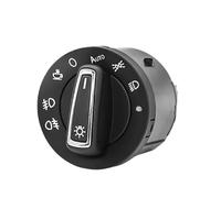 LFDTO Interruptor de faros de coche, botón de control de luz antiniebla, sensor de perilla apto for VW Fit for Golf 7 Mk7 Fit for Jetta Fit for Touran Lamando 2018 Accesorios(For Touran lamando)