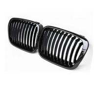 LFDTO Parachoques delantero negro brillante for coche, parrilla estilo listón, compatible con BMW E46, 4 puertas, 1998, 1999, 2000, 2001, estilo de coche (Size : Gloss black)