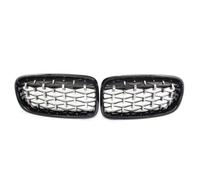 LFDTO Parrilla de Diamante de riñón Frontal de Coche, Color Negro Brillante, Compatible con BMW F30 F31 320i 328i 335i 2013-2018, Parrillas de Carreras de Repuesto (Size : Black and Sliver)