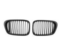 LFDTO Parrilla de riñón Ancha Negra Delantera de Coche de 2 uds Compatible con BMW E39 M5 Series 1997 1998 1999 2000 2001 2002 2003 520i 525 530 (Size : Bright Black)