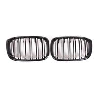 LFDTO Parrilla Frontal Negra Brillante Estilo listón for BMW X3 G01 X4 G02 for BMW X3 25i 28i for BMW X4 25i 30i