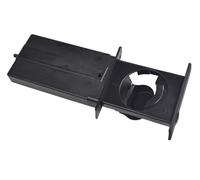 LFDTO Portavasos delantero izquierdo y derecho for coche, color negro, apto for BMW E60, E61, serie 5, años 2003 a 2010, número de pieza del conductor 51459125622 y 51459125626(Black-Right Straight)