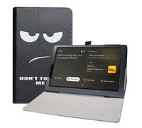 LFDZ Funda para Lenovo Yoga Smart,Soporte Cuero con Slim PU Funda Caso Case para 10.1" Lenovo Yoga Smart Tab YT-X705F Tablet,Don't Touch