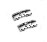 LfearTesa Cordones elásticos planos de 8 mm de ancho sin ataduras para zapatillas deportivas,Candado de plata,Talla única
