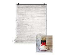LFEEY Fondos de 3x5ft para Fotografía Madera Blanca Vintage Suelo de Madera para Fiestas