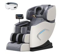 LFFTBK 2025 SillóN De Masaje De Cuerpo Completo,Shiatsu 4d con FuncióN Bluetooth Calefactada Alivia El Dolor De Espalda para La Oficina Y El Hogar