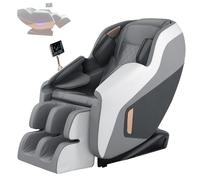 LFFTBK Sillón De Masaje De Cuerpo Completo, Calefacción SL-Track, Compresión con Airbag Adecuado para Padres Mayores
