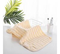 LFFTBK Toalla de algodón, Suave y Muy Absorbente Variedad de Colores paño Adecuado para Adultos Ancianos niños Puede ser Utilizado en el baño Dormitorio Aseo Cocina Uso(Yellow)