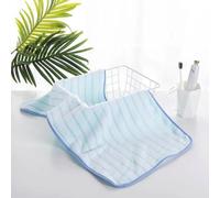 LFFTBK Toalla de algodón, Suave y Muy Absorbente Variedad de Colores paño Adecuado para Adultos Ancianos niños Puede ser Utilizado en el baño Dormitorio Aseo Cocina Uso(Blue)