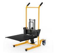 LFFTBK Transpaleta Manual con función de elevación, Capacidad de Carga de 440 Libras, Adecuada para la manipulación de mercancías en pequeñas Empresas y entornos industriales.