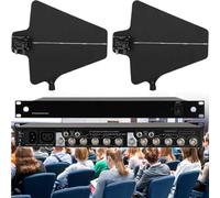 LFfwynog Distribución de Antena UHF + Motor Amplificador de señal para teatros e Iglesias, Banda RF Ancha de 470-952 MHz con transmisión silenciosa y diseño ambientalmente eficiente