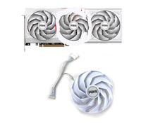 LFGOZSD Ventilador de GPU OC 95 mm y 6 Pines FD10015M12D RX7700XT 7800 7900 XT para Tarjeta gráfica Sapphire Pure Radeon RX 7700(B)