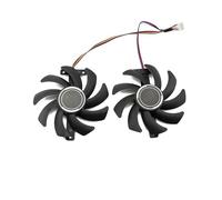 LFGOZSD Ventilador de refrigeración 85 mm PVA080E12R RX5500 RX5600 Repuesto para ASROCK para Tarjetas gráficas Radeon RX 5500 5600 XT Phantom Gaming(Black)