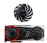 LFGOZSD Ventilador de Repuesto FDC10U12D9-C para Sapphire Radeon RX6800 6800XT 6900XT Nitro para Tarjeta gráfica(Left Fan)