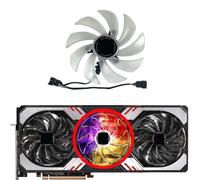 LFGOZSD Ventilador de Repuesto para Tarjeta gráfica ASROCK Radeon RX6800XT 6900XT Phantom Gaming D OC(Middle Fan)