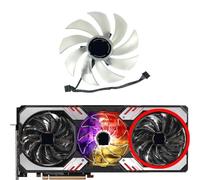 LFGOZSD Ventilador de Repuesto para Tarjeta gráfica ASROCK Radeon RX6800XT 6900XT Phantom Gaming D OC(Right Fan)
