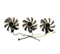 LFGOZSD Ventilador de Repuesto para Tarjeta gráfica Manli GeForce RTX4070ti 12 GB para Gallardo OC T129215SU(Set of Three Fans)