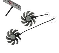 LFGOZSD Ventilador de Tarjeta gráfica (2 Unidades, FDC10H12S9-C GA91S2U TH9210S2H-PAA01) para Gainward GTX 1660 Ti Super Ghost OC RTX2060(5.5mm Plug GA91S2U)