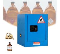 LFHWHKJ Armarios para Almacenamiento de Materiales peligrosos, armarios de Seguridad química, Aptos para líquidos y Productos químicos inflamables.(Blue,15 Gallon)