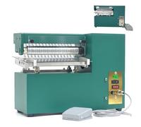 LFHWHKJ Cortadora de cuero eléctrica, cortadora de correas, 2000 rpm, ancho de corte de 20 cm, velocidad ajustable for cuero, zapatos, bolsos y papel.(B)