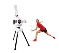 LFHWHKJ Máquina automática de Lanzamiento de Volantes de bádminton, máquina portátil de Entrenamiento de bádminton, Adecuada para Principiantes y Entrenamiento en Interiores y Exteriores.