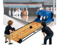 LFHWHKJ Máquina de Juego de Bolos para Interiores, Pista de Bolos electrónica competitiva, Juego de Bolos para el hogar Plegable de 2 m/6 pies, fácil de almacenar.(3.5m)