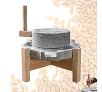 LFHWHKJ Molino de piedra, molino de pasta de granito natural, gran máquina de molienda de granos casera/comercial, hecha a mano, molino húmedo/seco for moler trigo, semillas de mostaza, especias, frij