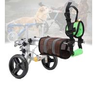 LFHWHKJ Silla de ruedas for perros con patas traseras, apta for perros pequeños y medianos, ayuda for caminar con las extremidades traseras, carritos ajustables y ligeros con 2 ruedas for soporte de p