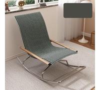 LFHWHKJ Silla mecedora plegable for acampar, sillas de jardín de gran tamaño, sillón portátil, sillón reclinable estilo libre, silla de playa, liviana for interiores y exteriores, terrazas y jardines(