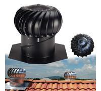 LFHWHKJ Ventilación de tapa de turbina eólica giratoria, ventilación de ático engrosada, ventilación de turbina de techo de acero inoxidable, extractor de aire a prueba de lluvia sin motor for chimene