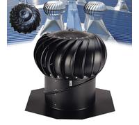 LFHWHKJ Ventilador de turbina de techo, ventilador de ventilación de ático engrosado, respiradero de tapa de turbina giratoria de acero inoxidable, extractor de aire a prueba de lluvia sin motor for c