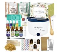 LFISGNN Juego De Jabones Para Hacer Tú Mismo Para Adultos, Kit De Fabricación De Jabón Para Adultos Y Niños Para Hacer Jabones, Juego De Accesorios A Base De Jabón De Fundición