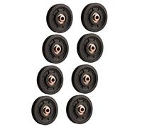 LFJ 90mm Poleas Gimnasio, Polea de Rodamiento Universal, Cable Redondo Polea Rueda para Fitness Equipo, Parte de Puerta de Garaje (8Pcs)