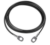LFJ Cable de Acero para Fitness, Cuerda Gimnasio Alambre Resistente Poleas para Cables Máquina Accesorios Gym en Casa Equipo de Levantamiento de Pesas (1,5m)