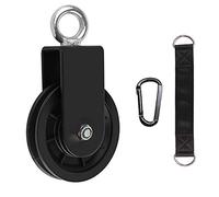 LFJ Poleas para Cables Cuerda con Correa de Oscilación Mosquetón, Poleas Tendedero Gimnasio Musculacion (1Pc)