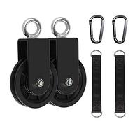 LFJ Poleas para Cables Cuerda con Correa de Oscilación Mosquetón, Poleas Tendedero Gimnasio Musculacion (2Pcs)
