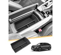 LFOTPP Caja de almacenamiento para consola central compatible con Peugeot E-3008 E-5008 EV GT Allure 2024 2025, E3008 P64, organizador de reposabrazos, bandeja para reposabrazos central, guantera