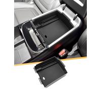 LFOTPP Compatible con Hyundαi Tucson NX4 Facelift 2025 2026 (Electrónico) Consola Central Caja de Almacenamiento, Reposabrazos Organizador Bandeja Guantera Para Tucson NX4 2025 Accesorios (Negro)