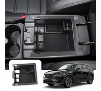 LFOTPP Compatible con Mazd-a CX-5 KF 2017-2023 Consola Central Caja de Almacenamiento Reposabrazos Bandeja Guantera Organizador CX-5 KF Accesorios Caja de Almacenamiento (Negro),Azul