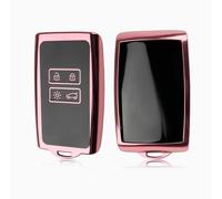 LFOTPP Funda para llave de coche para Dacia Duster 2 Duster 3 2018-2025 2026, TPU llavero Duster 3 accesorios original, carcasa de llave para Dacia Duster (rosa)