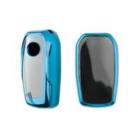 LFOTPP Funda para llave de coche para Toyota C-HR 2024 2025/Yaris Cross 2020-2025, llavero de TPU para Yaris CHR Accesorios Original, funda para llave C-HR Yaris (azul)