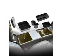 LFOTPP Para Tesla Model Y Juniper 2025 2026, caja de almacenamiento, modelo Y Juniper consola central, reposabrazos organizador, juego [flocado + material de silicona] Almacenamiento de almacenamiento
