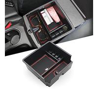 LFOTPP Ranger Reposabrazos Bandeja, Coche Interior Accesorios organizador, Guantera Central Organizar Caja (Rojo)